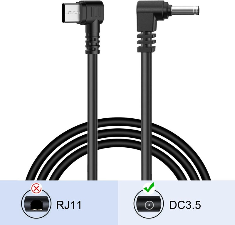 Jsvecip Radar Detector Cord, Type C to DC3.5 Plug Cable,for CobrWhistler Escort Valentine One Uniden Beltronics Radar Detector,Replacement Power Cable for Radar Detectors - Image 5